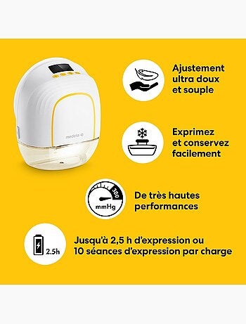 Tire-lait électrique portable simple melody inbra – lot de 2