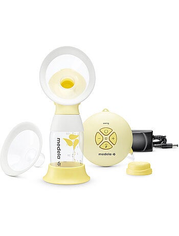 Tire-lait électrique simple medela swing flex - 2-phase expression, téterelle personalfit flex,