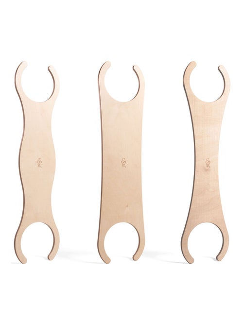 Tissi | lot de 3 planches d'équilibre compatibles stapelstein - Kiabi Tissi | lot de 3 planches d'équilibre compatibles stapelstein - Kiabi