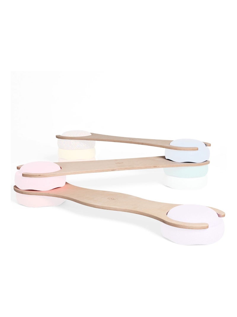 Tissi | lot de 3 planches d'équilibre compatibles stapelstein Marron - Kiabi