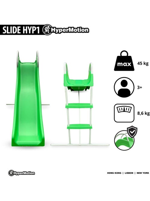 Toboggan de jardin enfants avec échelle extérieur stable et sécurisé – hypermotion - Kiabi Toboggan de jardin enfants avec échelle extérieur stable et sécurisé – hypermotion - Kiabi