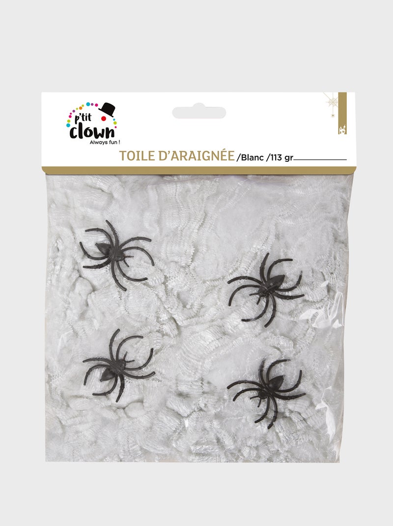 Toile d'araignée - Décoration halloween Noir - Kiabi