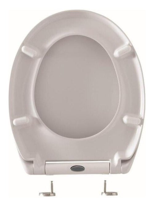 Toiletbril uni CALVI in gecomprimeerd MDF – Soft-close – Future Home - Kiabi