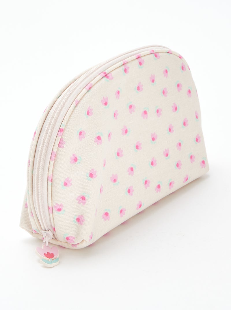 Toilettas met print ROSE - Kiabi