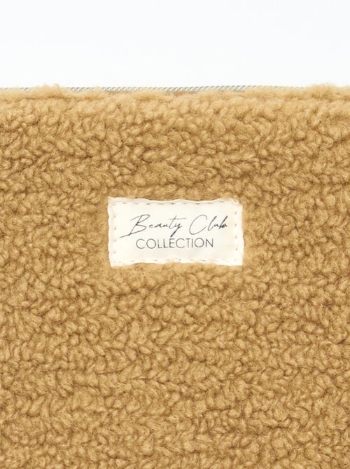 Toilettas met schapenvachteffect - Kiabi