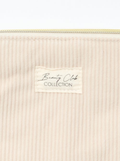 Toilettas van gebreide stof - Kiabi