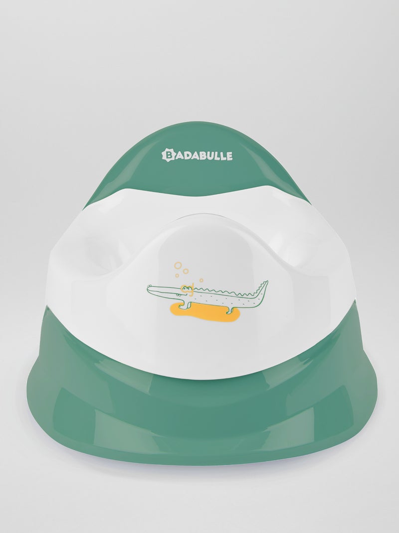 Toilettrainer 'Badabulle' groen / wit - Kiabi