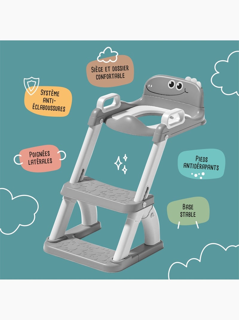 Toiletverkleiner | SUPERBE BEBE Grijs - Kiabi