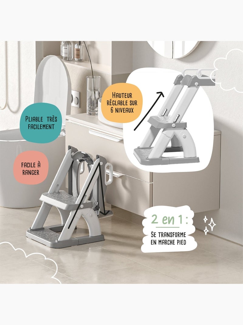 Toiletverkleiner | SUPERBE BEBE Grijs - Kiabi