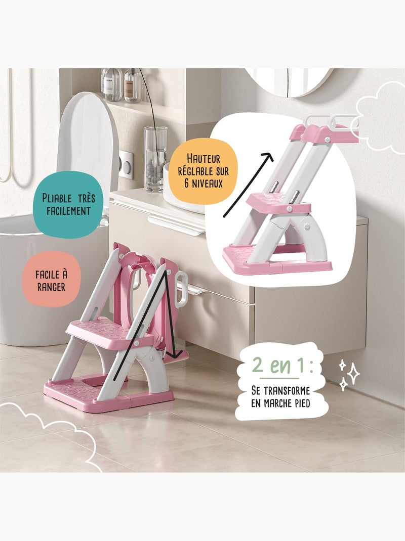 Toiletverkleiner | SUPERBE BEBE Roze - Kiabi