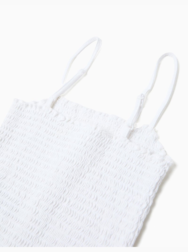 Toit froncé en smock, mo fashion Blanc - Kiabi