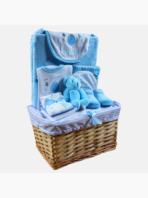 Tom Kids - Coffret naissance pour gar?on bleu avec accessoires - Kiabi