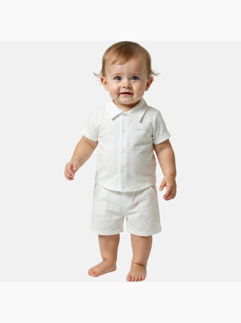 Tom Kids - Doopset baby Wit - Kiabi