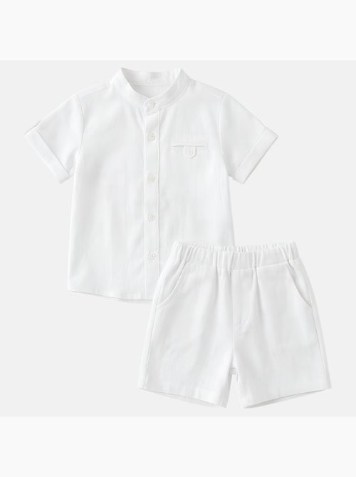 Tom Kids - Ensemble b?b? gar?on pour c?r?monie chemise manches courtes et short - Kiabi