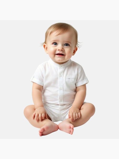 Tom Kids - Ensemble b?b? gar?on pour c?r?monie chemise manches courtes et short - Kiabi