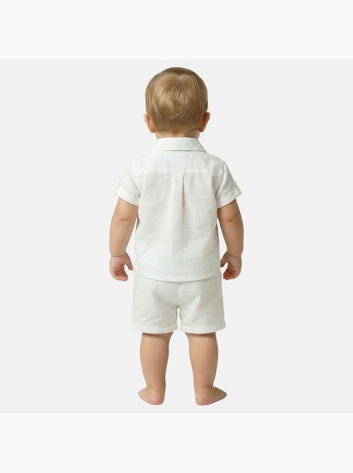Tom Kids - Ensemble bébé garçon de cérémonie chemise manches courtes et short - Kiabi Tom Kids - Ensemble bébé garçon de cérémonie chemise manches courtes et short - Kiabi