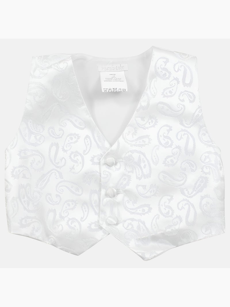 Tom Kids - Ensemble gar?on c?r?monie chemise manches courtes et short Blanc - Kiabi