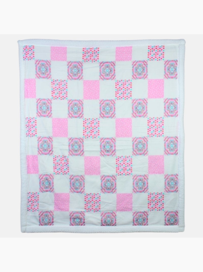 Tom Kids - Fleece deken  75x150 Roze - Kiabi