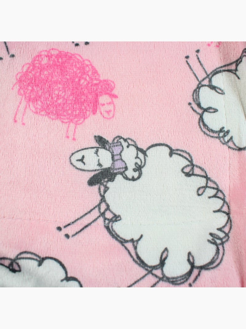 Tom Kids - Fleece deken  75x150 Roze - Kiabi
