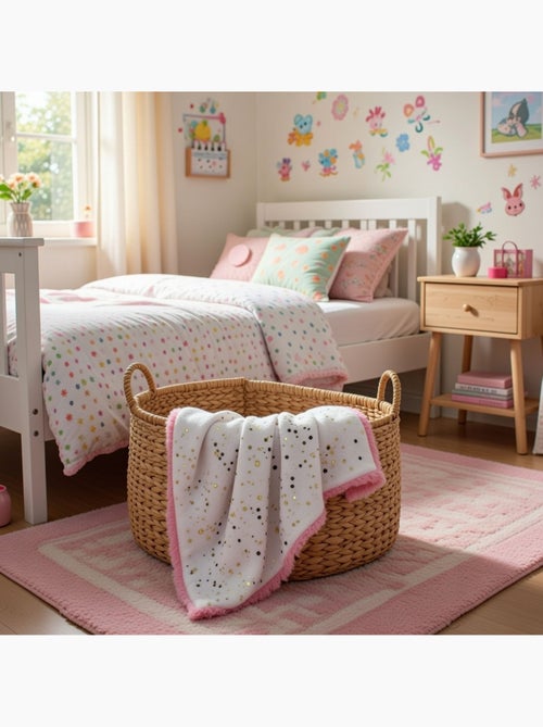 Tom Kids - Fleece deken 75x150 - Kiabi Tom Kids - Fleece deken 75x150 - Kiabi