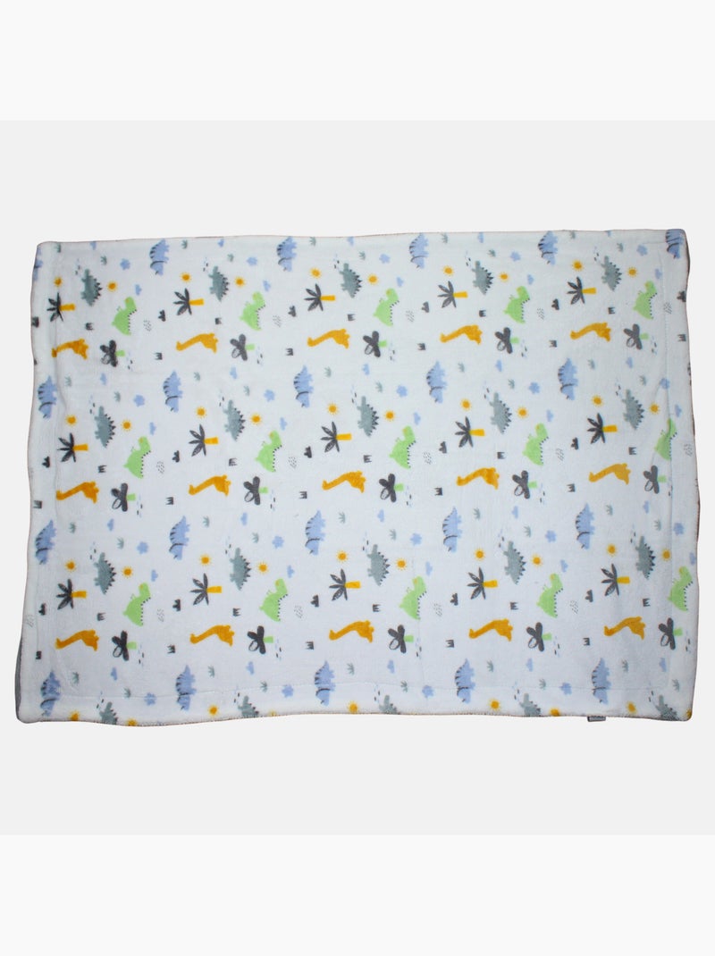 Tom Kids - Fleece deken  75x150 Wit - Kiabi