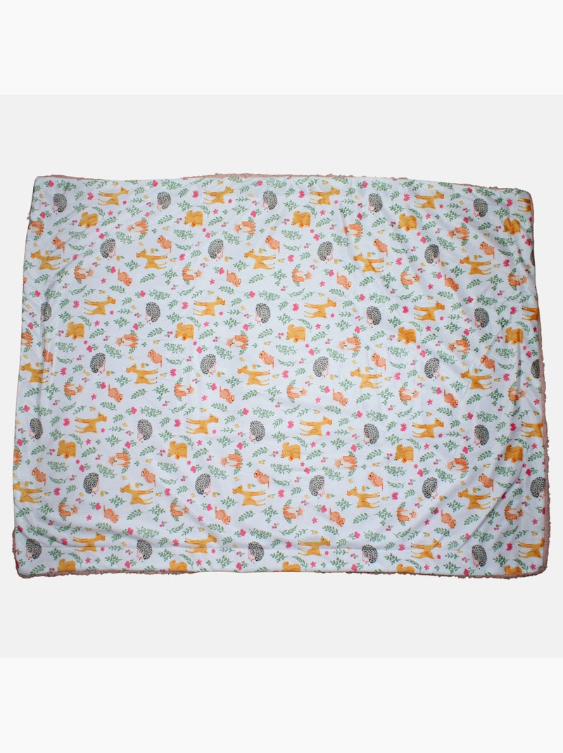 Tom Kids - Fleece deken  75x150 Wit - Kiabi