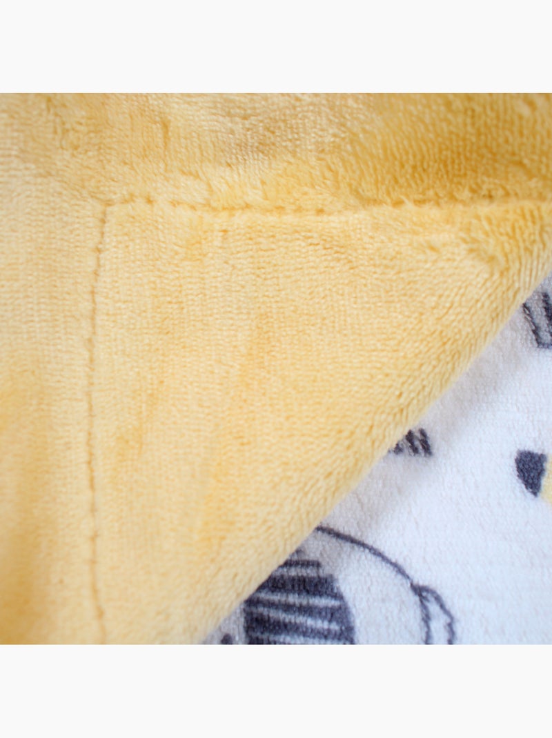 Tom Kids - Plaid bébé à imprimé animaux de la savane Jaune - Kiabi