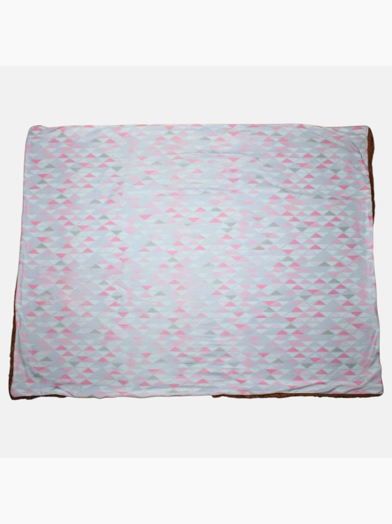 Tom Kids - Plaid confortable ? motifs g?om?triques Marron - Kiabi