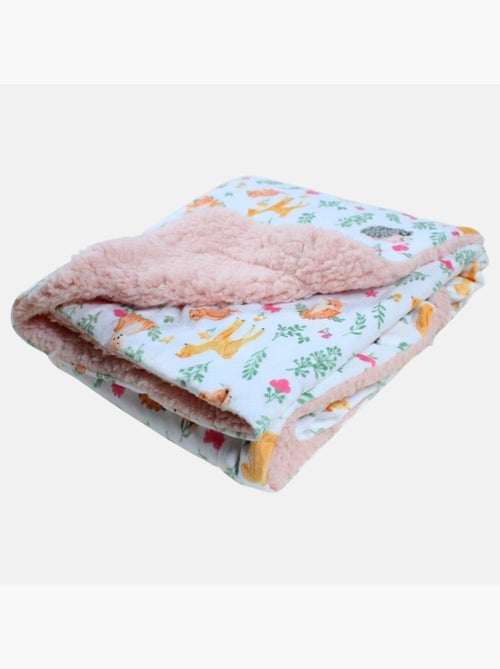 Tom Kids - Plaid doux à motifs animaux de la forêt - Kiabi Tom Kids - Plaid doux à motifs animaux de la forêt - Kiabi