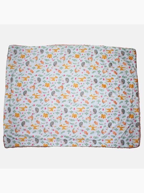 Tom Kids - Plaid doux à motifs animaux de la forêt - Kiabi Tom Kids - Plaid doux à motifs animaux de la forêt - Kiabi