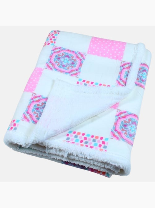 Tom Kids - Plaid doux et confortable motifs roses - Kiabi Tom Kids - Plaid doux et confortable motifs roses - Kiabi