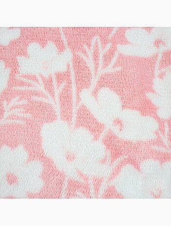 Tom Kids - Plaid doux pour fille à motifs floraux