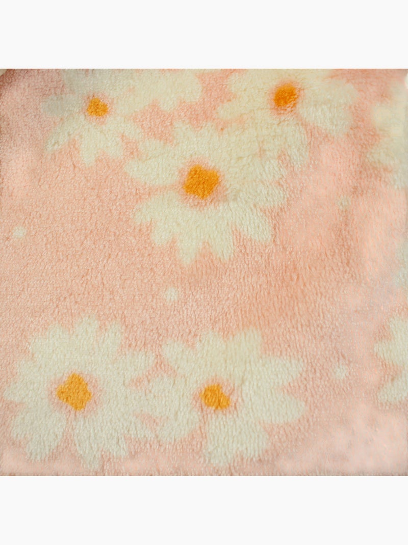 Tom Kids - Plaid doux pour fille à motifs marguerites Rose - Kiabi