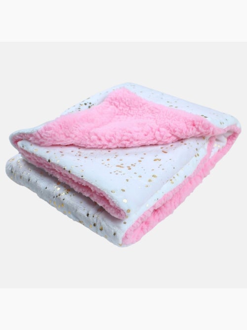 Tom Kids - Plaid doux pour fille à pois dorés - Kiabi Tom Kids - Plaid doux pour fille à pois dorés - Kiabi