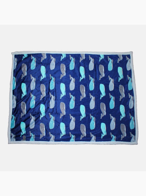 Tom Kids - Plaid doux pour garçon à motifs baleines - Kiabi Tom Kids - Plaid doux pour garçon à motifs baleines - Kiabi