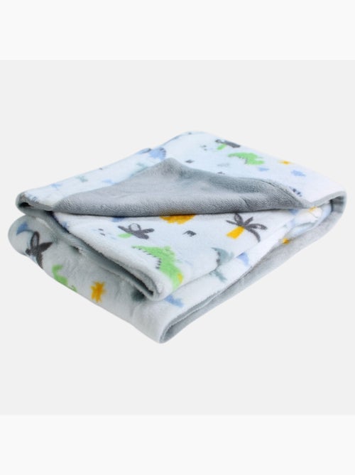 Tom Kids - Plaid doux pour petit garçon à motifs dinosaures - Kiabi Tom Kids - Plaid doux pour petit garçon à motifs dinosaures - Kiabi
