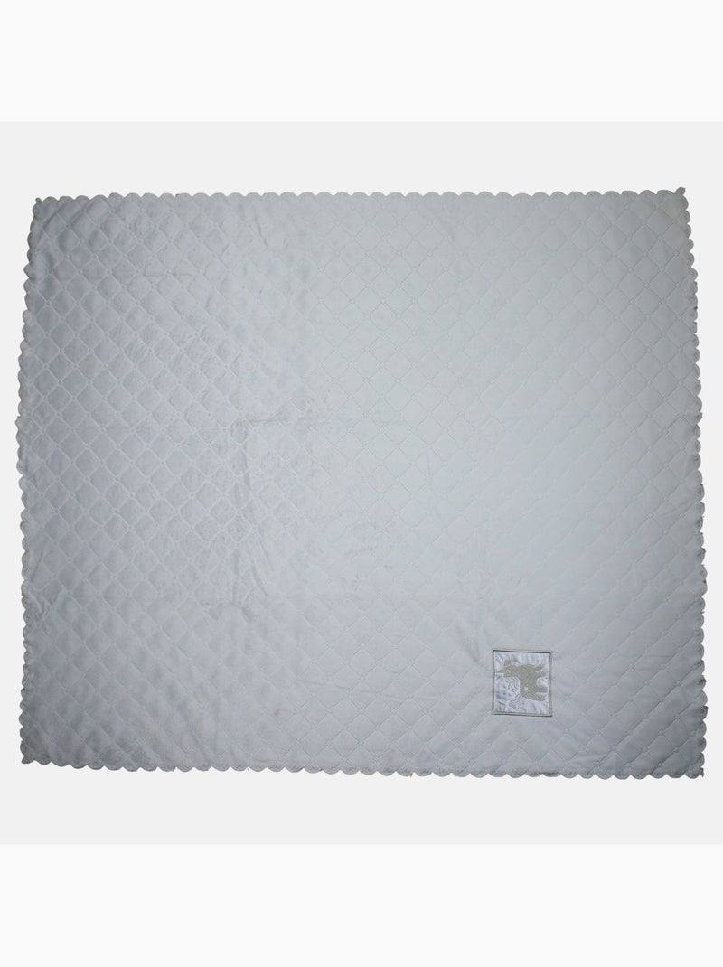 Tom Kids - Plaid enfant avec brodrie cerf Gris - Kiabi
