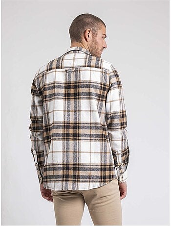 Tomarkus geruite overshirt met lange mouwen