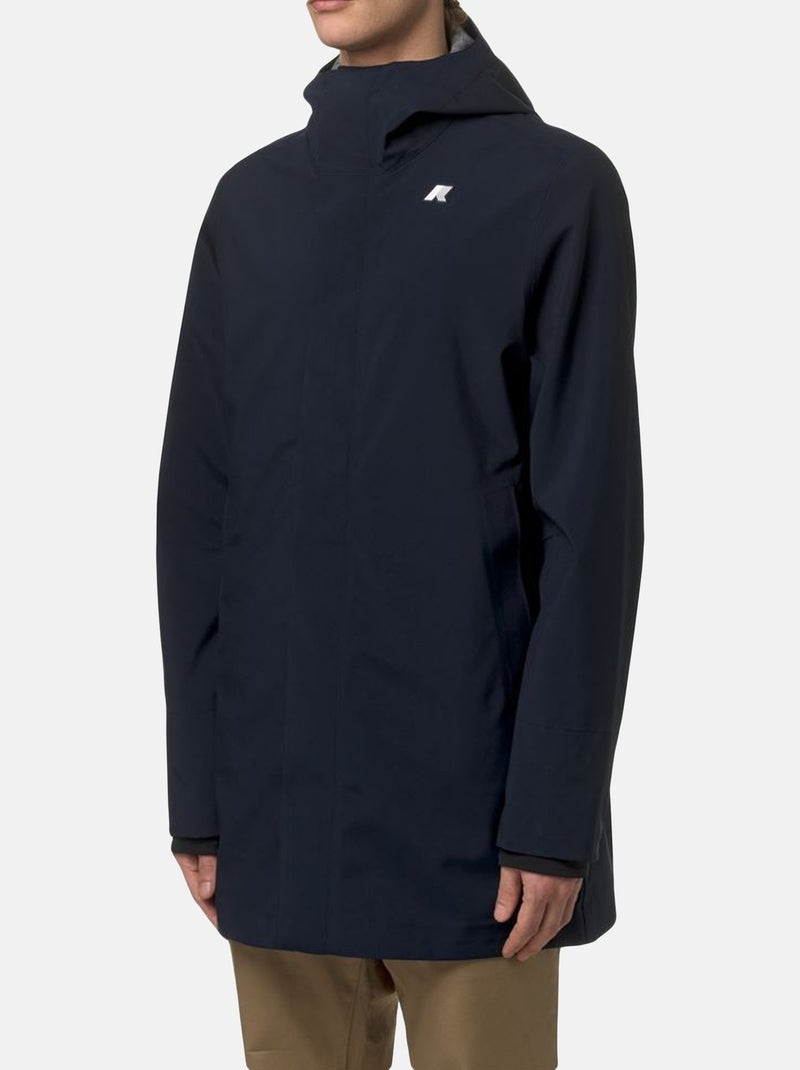 Tommy Bonded Jersey-parka - K-Way Blauw - Kiabi