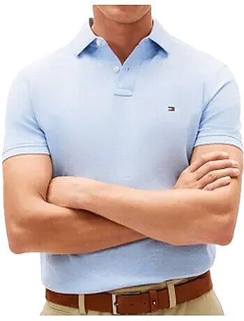 Tommy hilfiger 1985 regular fit polo lichtgroen voor heren