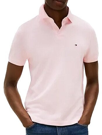 Tommy hilfiger 1985 regular fit polo voor heren - roze