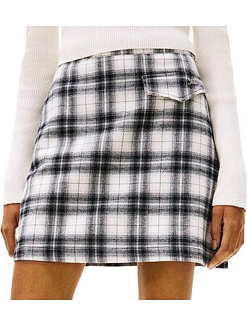 Tommy hilfiger a-lijn rok dames wit/zwart