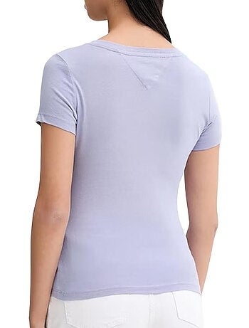 Tommy hilfiger aruba mauve t-shirt voor dames