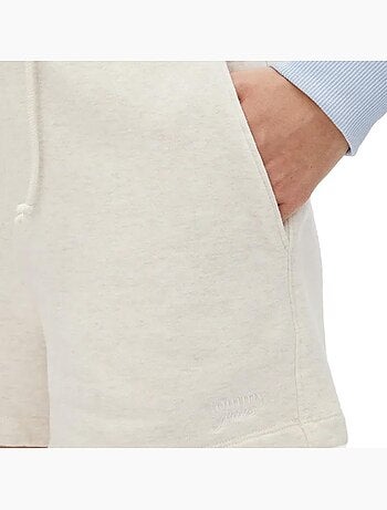 Tommy hilfiger beige dames short met scriptlogo