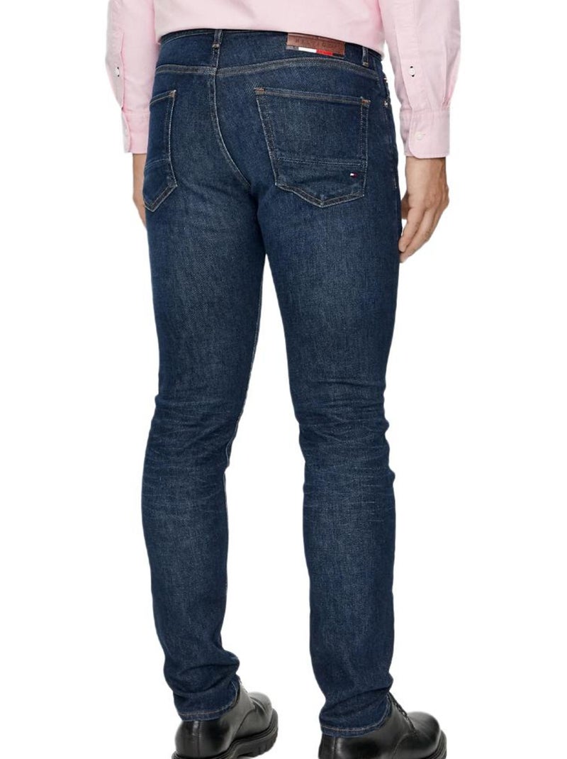 Tommy Hilfiger Bleecker Slim Fit Jeans voor Heren - Blauw Blauw - Kiabi
