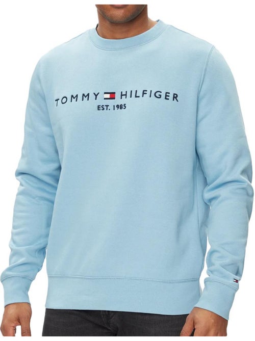 Tommy Hilfiger Blend Logo Heren Sweatshirt Blauw - Kiabi Tommy Hilfiger Blend Logo Heren Sweatshirt Blauw - Kiabi