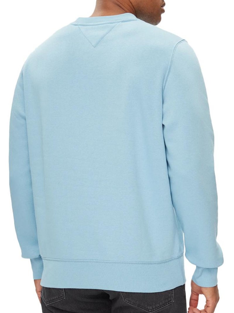 Tommy Hilfiger Blend Logo Heren Sweatshirt Blauw Blauw - Kiabi