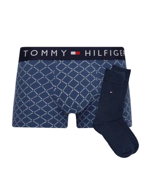Tommy Hilfiger Boxershort & Sokken Cadeauset Blauw voor Heren - Kiabi
