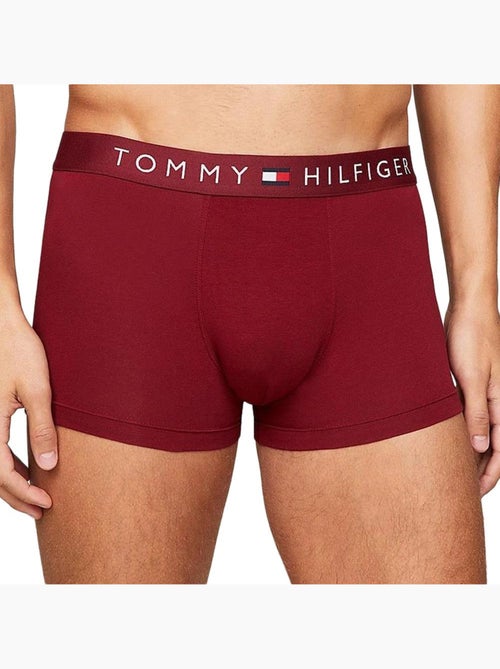 Tommy Hilfiger Boxershorts Bordeaux/Wit/Marine - 3-pack Heren - Kiabi Tommy Hilfiger Boxershorts Bordeaux/Wit/Marine - 3-pack Heren - Kiabi