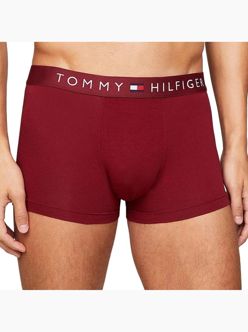 Tommy Hilfiger Boxershorts Bordeaux/Wit/Marine - 3-pack Heren Bordeaux - Kiabi